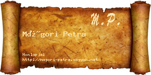 Mágori Petra névjegykártya